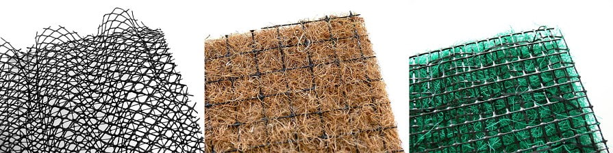 Kombinované a plastové protierozní rohože